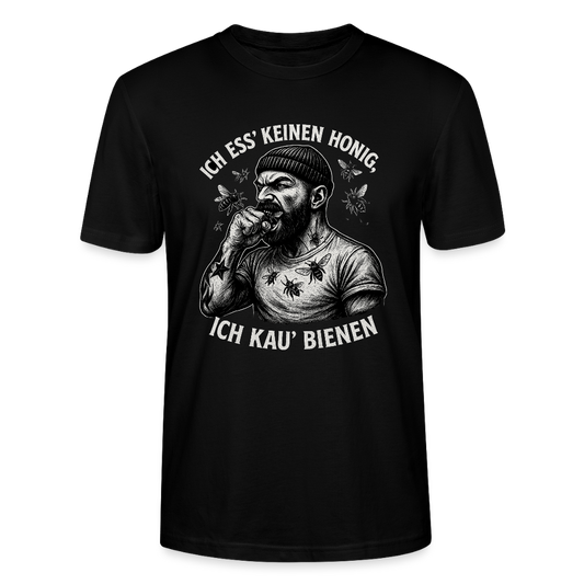 Ich kau’ Bienen - Stanley/Stella Unisex T-Shirt CRAFTER - Schwarz