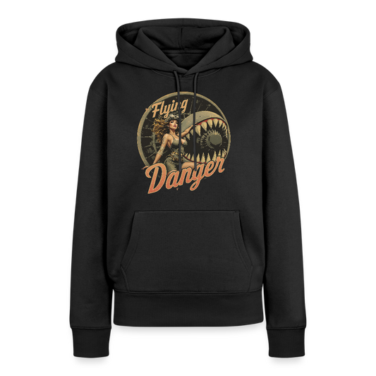 Frauen Premium Hoodie - Schwarz