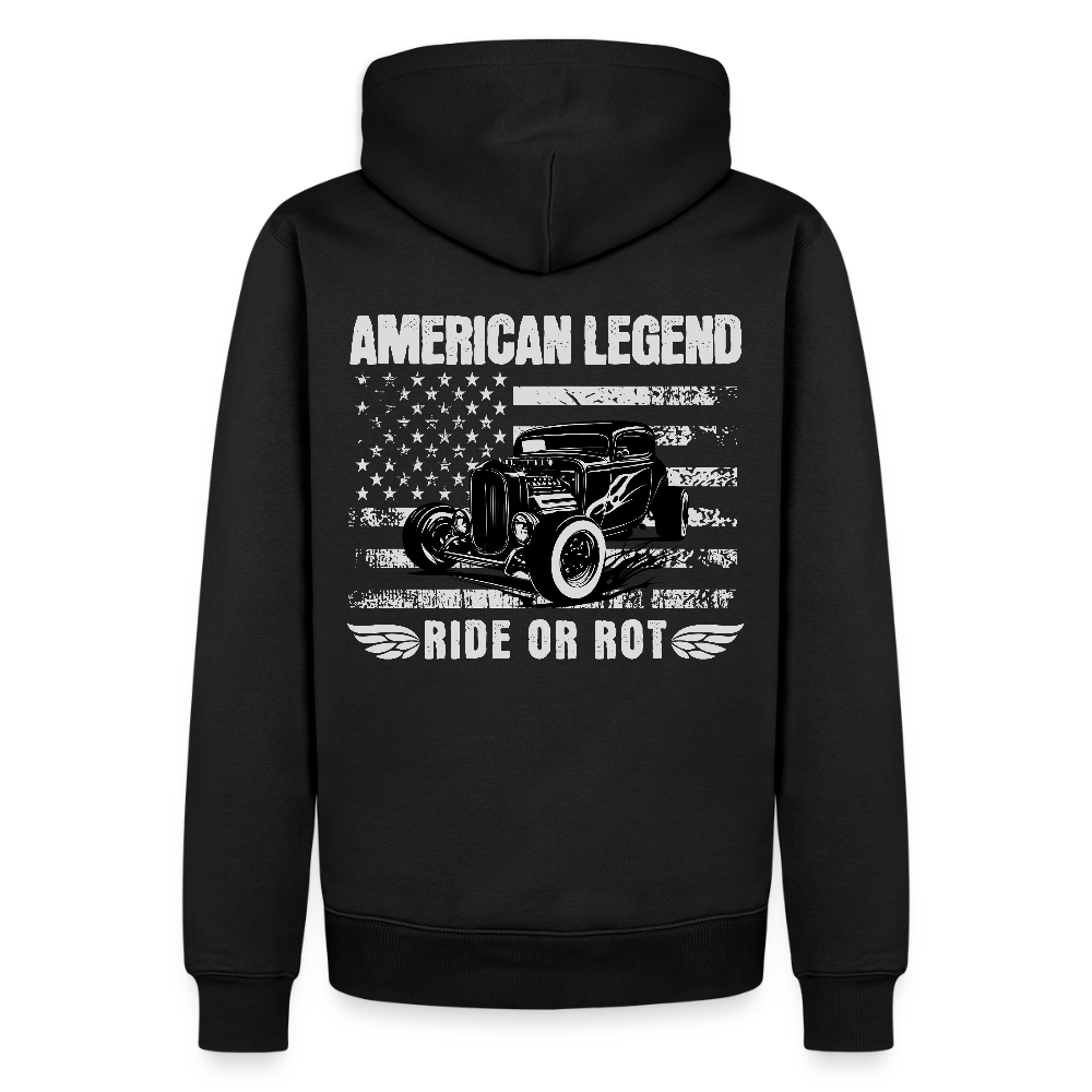 Männer Premium Hoodie - Schwarz