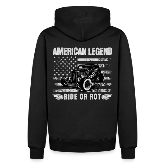 Männer Premium Hoodie - Schwarz