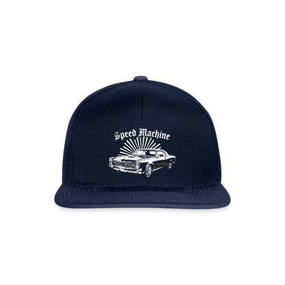 Speed Machine - Snapback Cap - Navy/Navy
