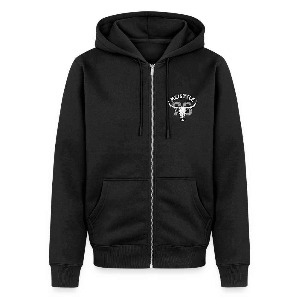 Longhorn Skull - Meistyle76 - Männer Premium Kapuzenjacke - Schwarz
