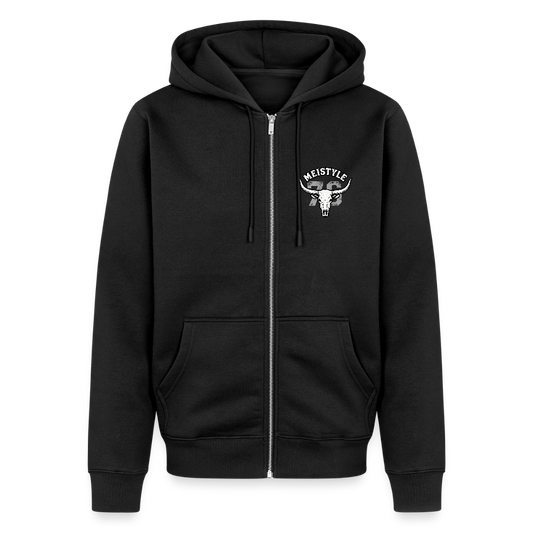 Longhorn Skull - Meistyle76 - Männer Premium Kapuzenjacke - Schwarz