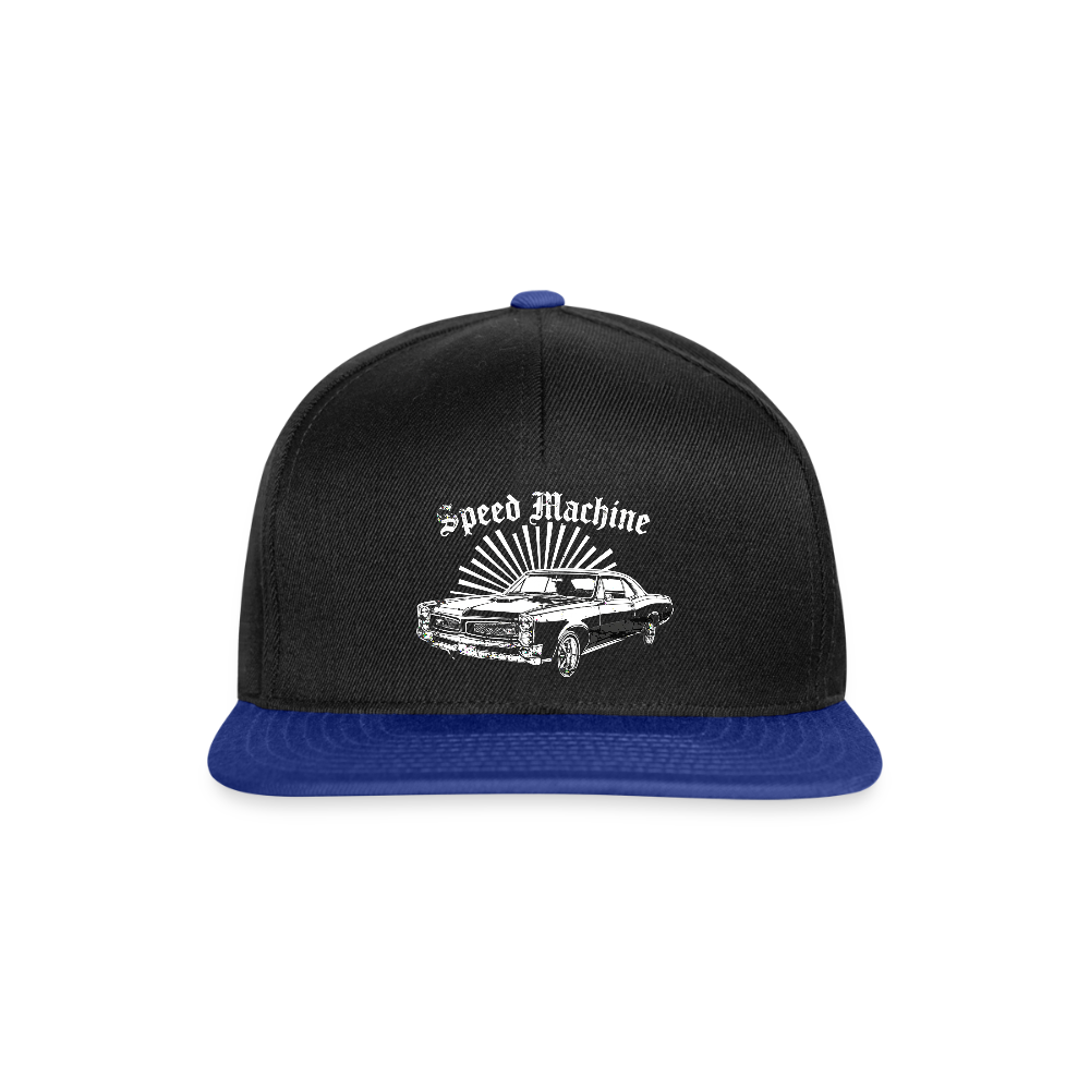 Speed Machine - Snapback Cap - Schwarz/Königsblau