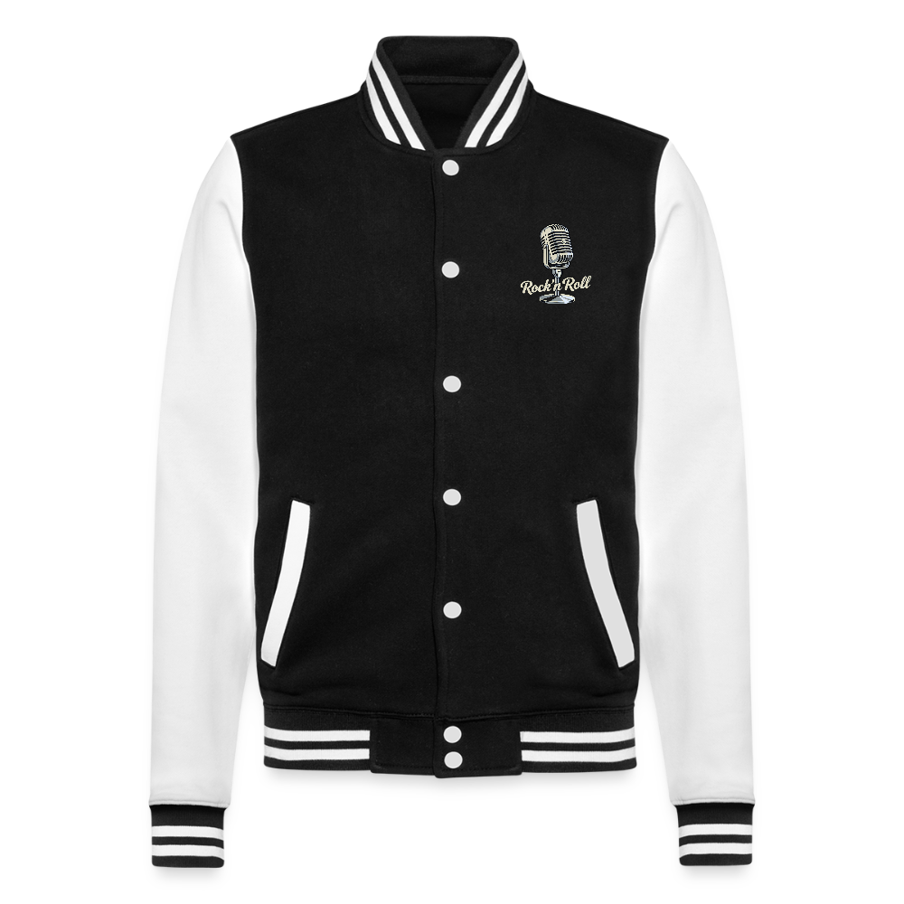 Old School Diner – Classic 50s Style - College-Sweatjacke - Schwarz/Weiß