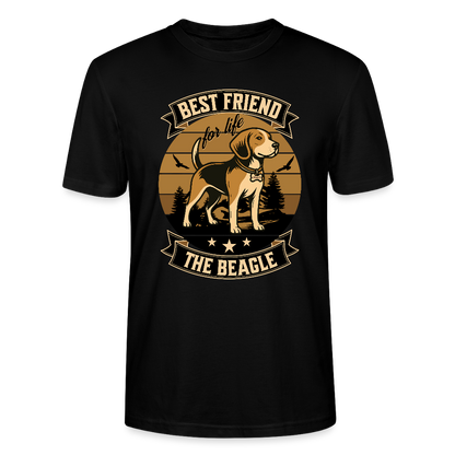 Best Friend for Life – The Beagle - Stanley/Stella Unisex T-Shirt CRAFTER - Schwarz