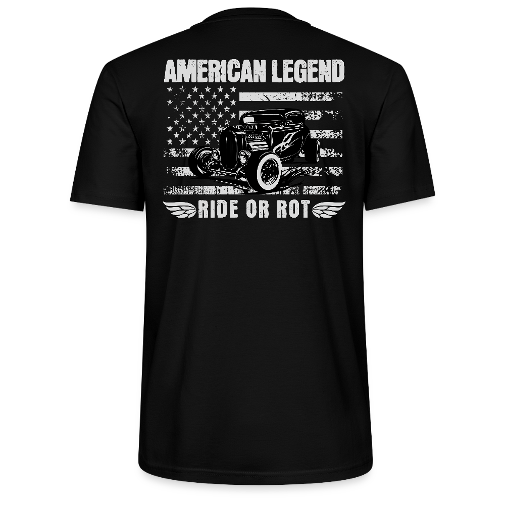 Meistyle76 - American Legend – Ride or Rot -Stanley/Stella Unisex T-Shirt CRAFTER - Schwarz