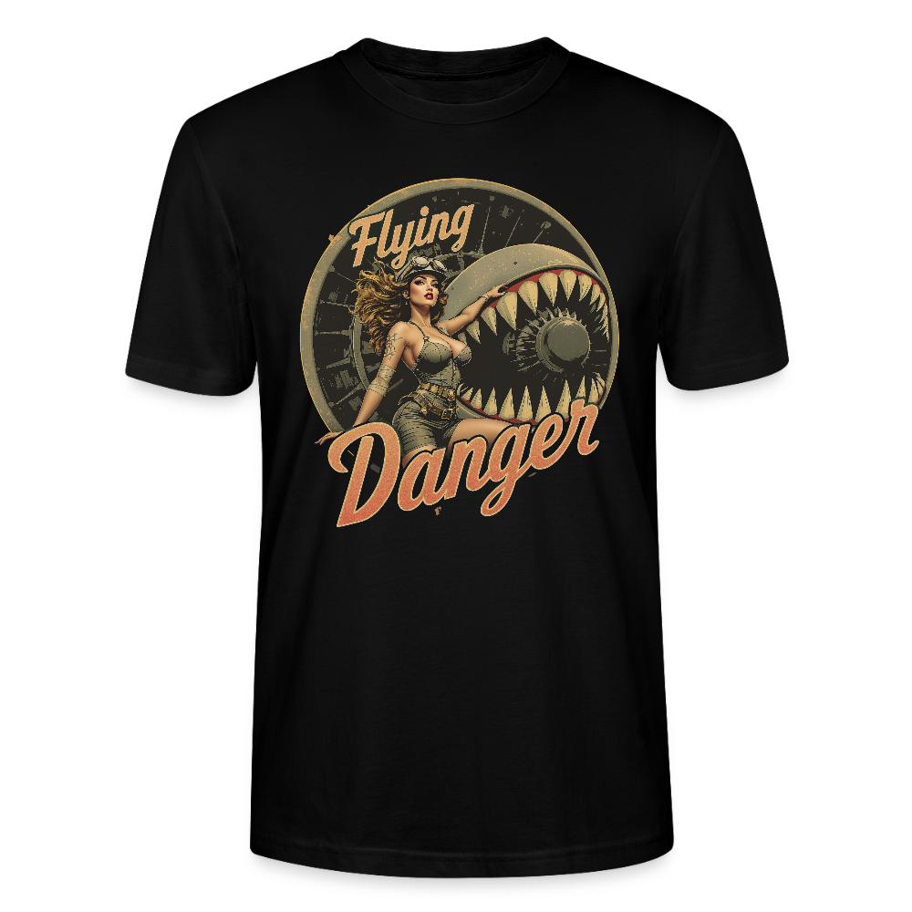 Flying Danger / Unisex T-Shirt - Schwarz