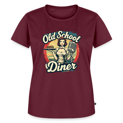 Frauen Premium T-Shirt - Burgunderrot