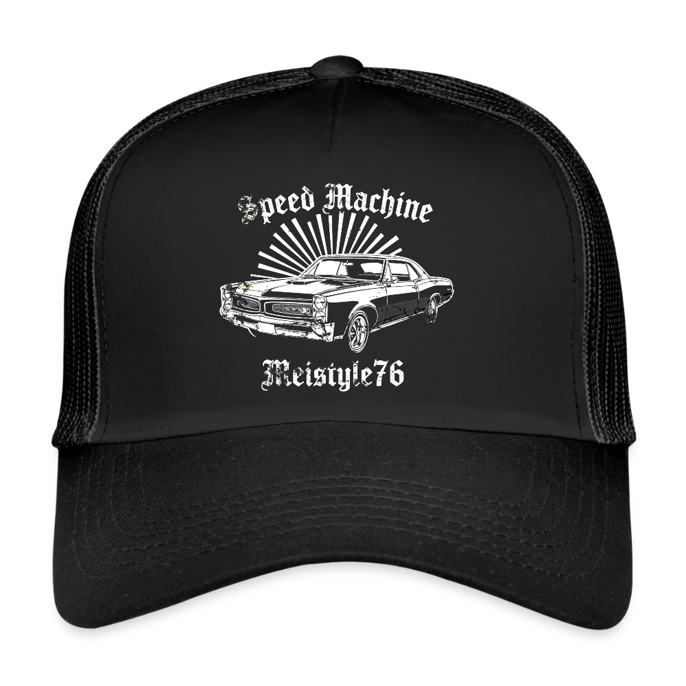 Speed Machine - Meistyle76 - Trucker Cap - Schwarz/Schwarz