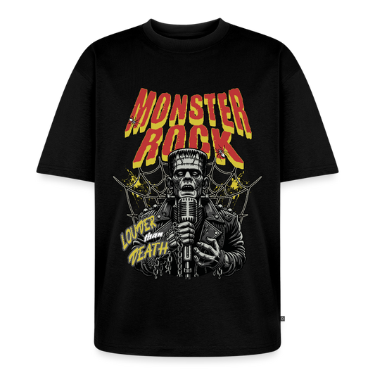 Monster Rock – Louder Than Death Unisex Oversized Bio T-Shirt - Schwarz