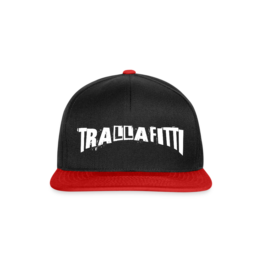 Trallafitti – Chaos in Reinkultur - Snapback Cap - Schwarz/Rot
