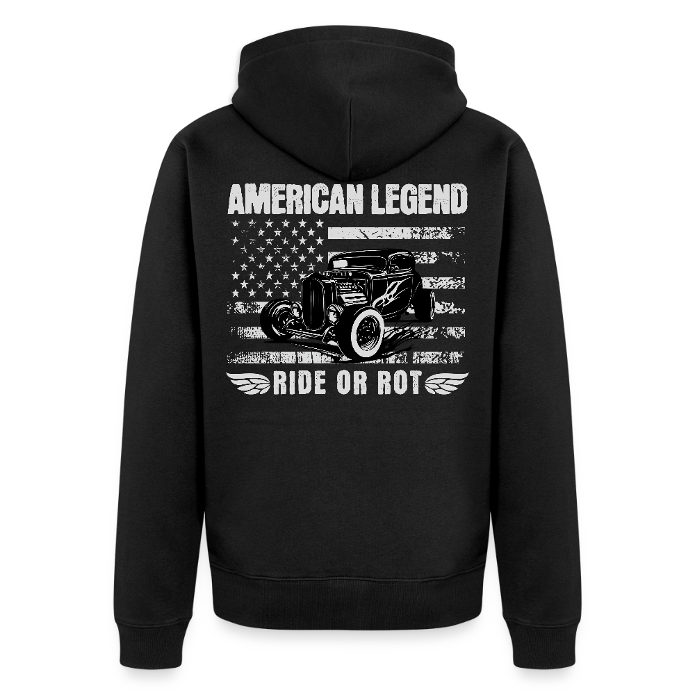 Meistyle76 - Männer Premium Kapuzenjacke - Schwarz