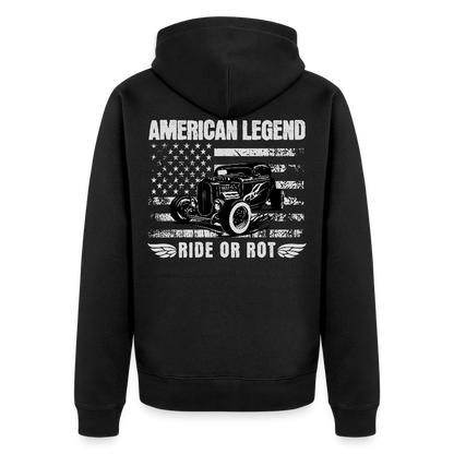 Meistyle76 - Männer Premium Kapuzenjacke - Schwarz