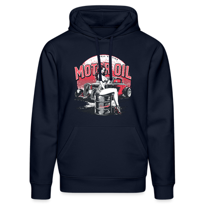 Motor Oil – Full Service Babe - Bio-Hoodie - French Navy