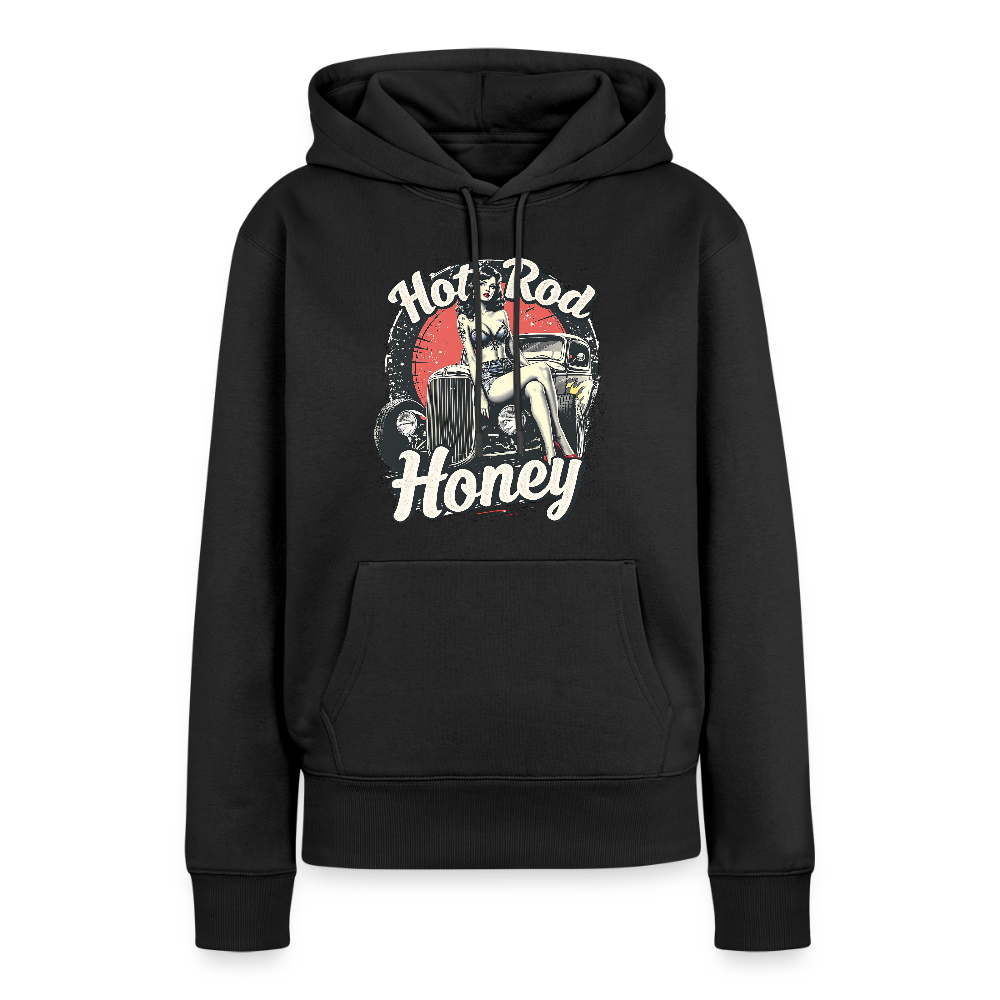 Frauen Premium Hoodie - Schwarz