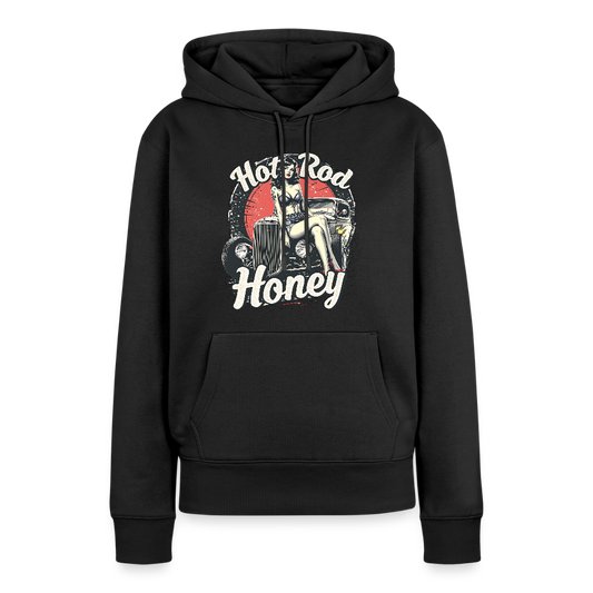 Frauen Premium Hoodie - Schwarz