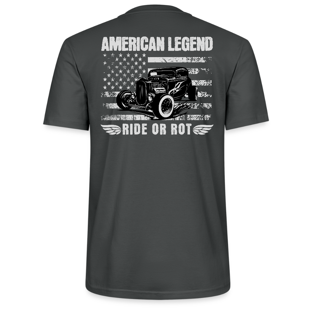 Meistyle76 - American Legend – Ride or Rot -Stanley/Stella Unisex T-Shirt CRAFTER - Anthrazit