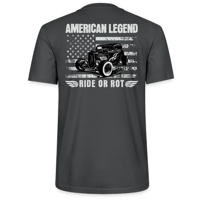 Meistyle76 - American Legend – Ride or Rot -Stanley/Stella Unisex T-Shirt CRAFTER - Anthrazit
