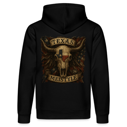 Longhorn Skull - Meistyle76 - Bio-Hoodie Rückendruck - Schwarz