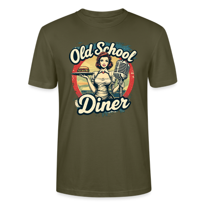 Old School Diner – Classic 50s Style - Unisex T-Shirt - Khaki