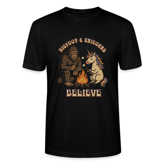 Bigfoot & Unicorns – Believe - Stanley/Stella Unisex T-Shirt CRAFTER - Schwarz