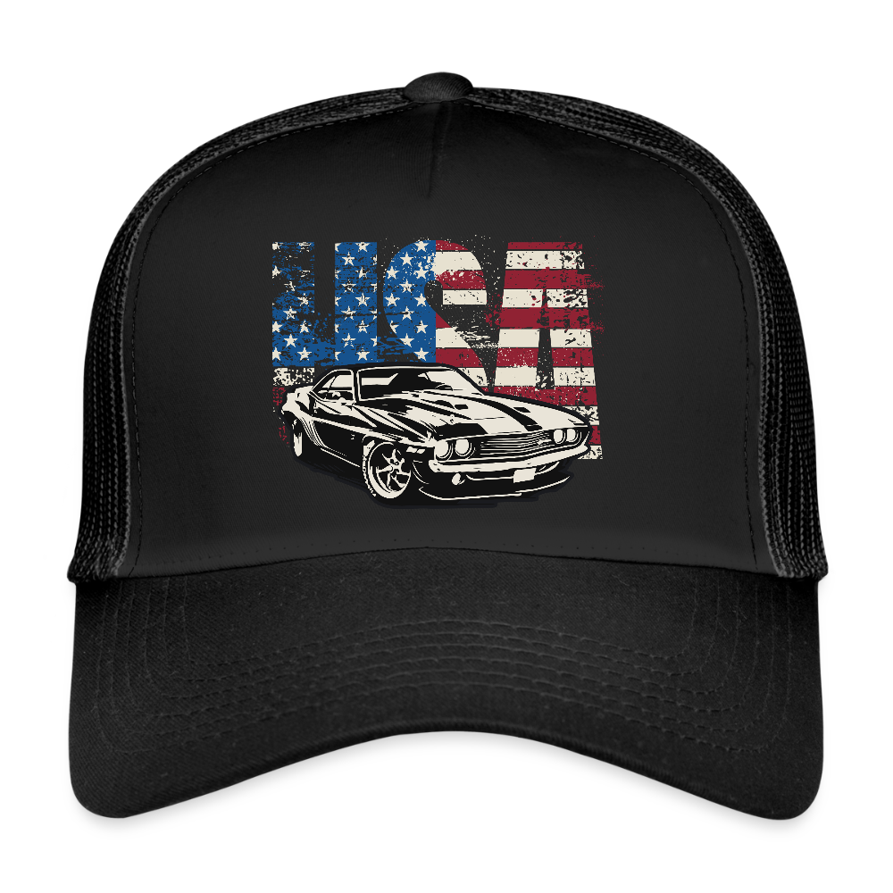 American Classic - Trucker Cap - Schwarz/Schwarz
