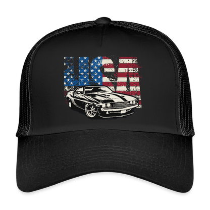 American Classic - Trucker Cap - Schwarz/Schwarz