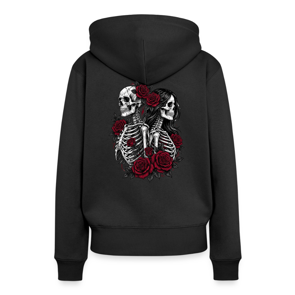 Frauen Premium Hoodie - Schwarz