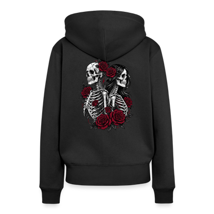 Frauen Premium Hoodie - Schwarz