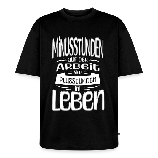Unisex Oversized Bio T-Shirt - Schwarz