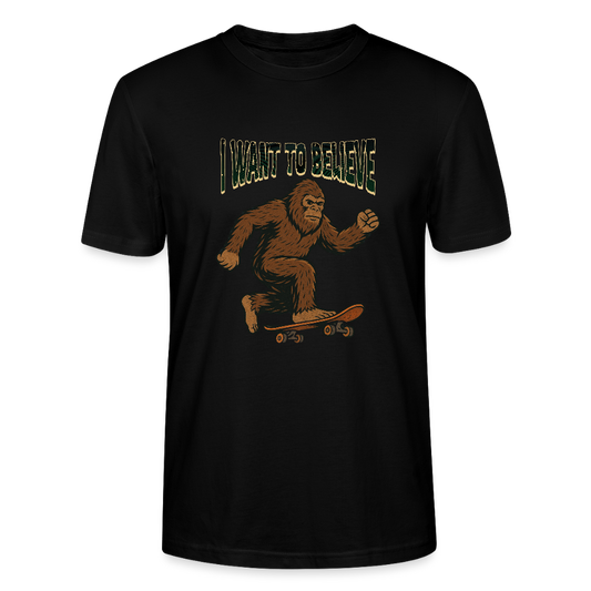 I Want to Believe – Bigfoot on Board - Stanley/Stella Unisex T-Shirt CRAFTER - Schwarz