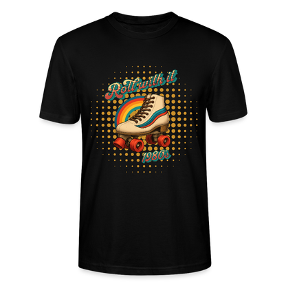 Roll with it – 80s Vibes - Stanley/Stella Unisex T-Shirt CRAFTER - Schwarz