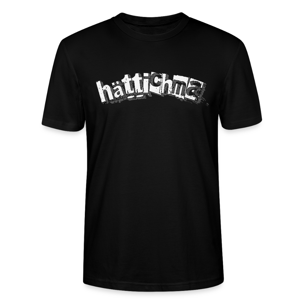 hättichma – das Shirt der verpassten Chancen - Unisex T-Shirt - Schwarz