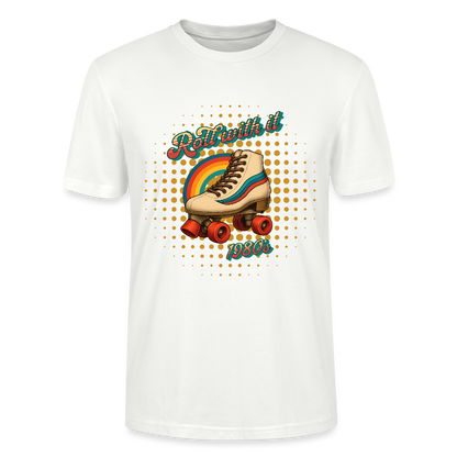 Roll with it – 80s Vibes - Stanley/Stella Unisex T-Shirt CRAFTER - Weiß