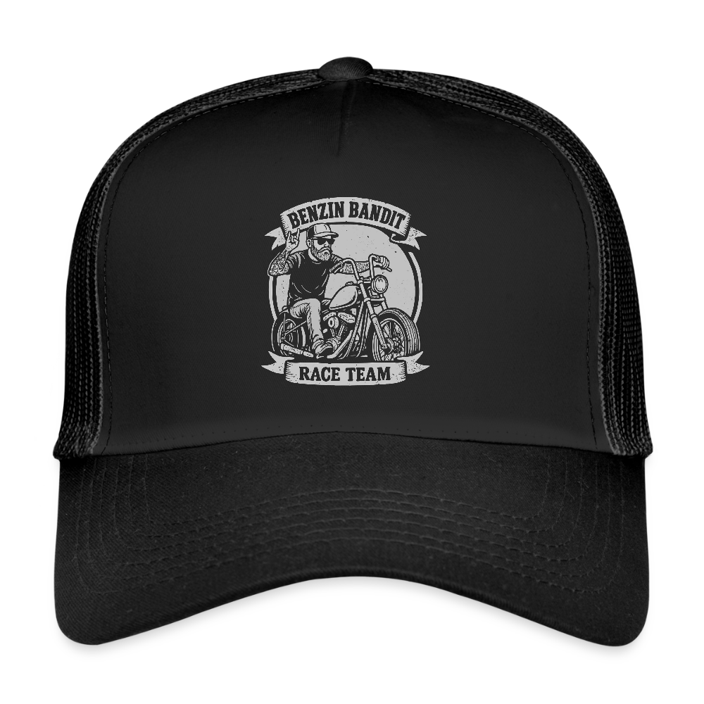 Benzin Bandit -  Trucker Cap - Schwarz/Schwarz