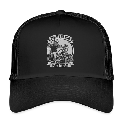 Benzin Bandit -  Trucker Cap - Schwarz/Schwarz