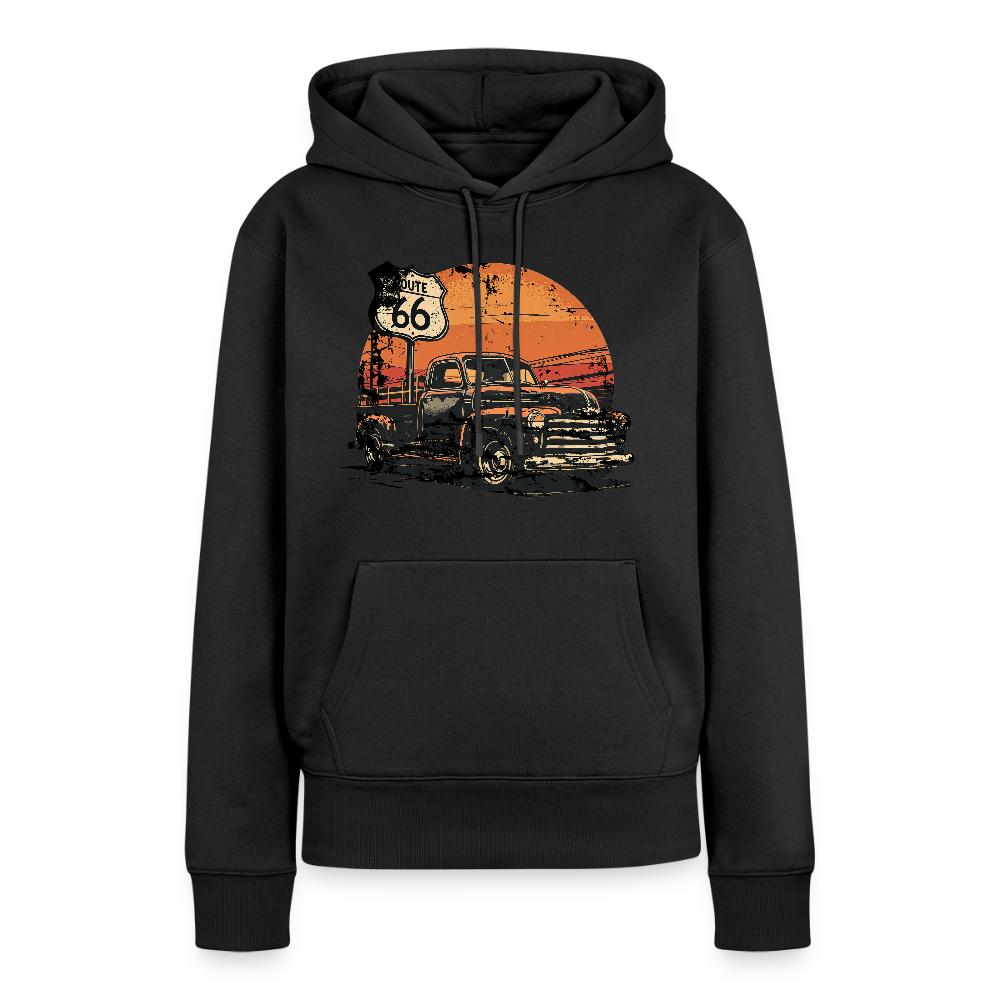 Frauen Premium Hoodie - Schwarz