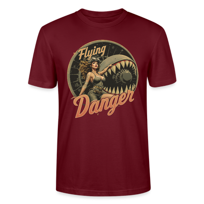Flying Danger / Unisex T-Shirt - Burgunderrot