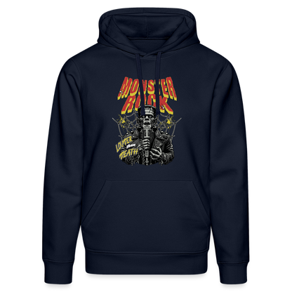 Monster Rock – Louder Than Death -  Bio-Hoodie - French Navy