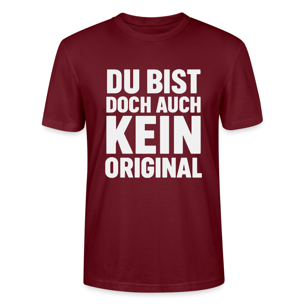 Kein Original - Stanley/Stella Unisex T-Shirt CRAFTER - Burgunderrot