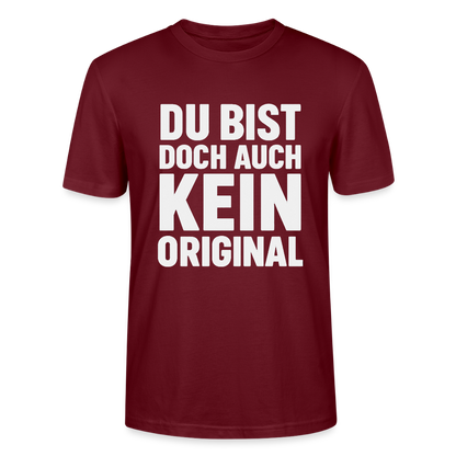 Kein Original - Stanley/Stella Unisex T-Shirt CRAFTER - Burgunderrot