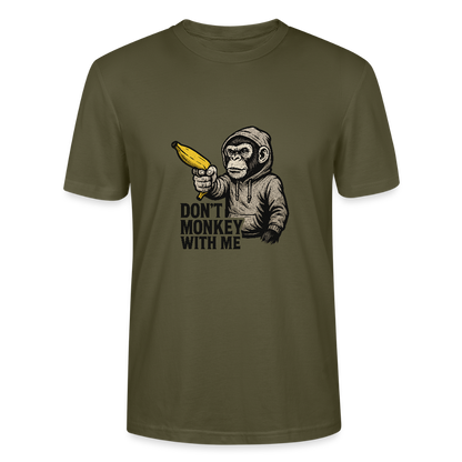 Don’t Monkey With Me – Banana Threat - Stanley/Stella Unisex T-Shirt CRAFTER - Khaki