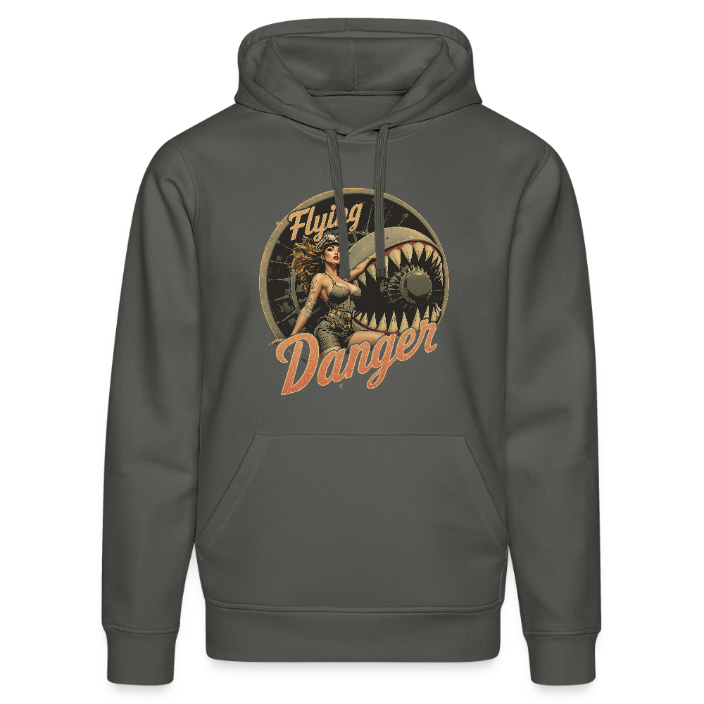 Flying Danger -  Bio-Hoodie - Anthrazit