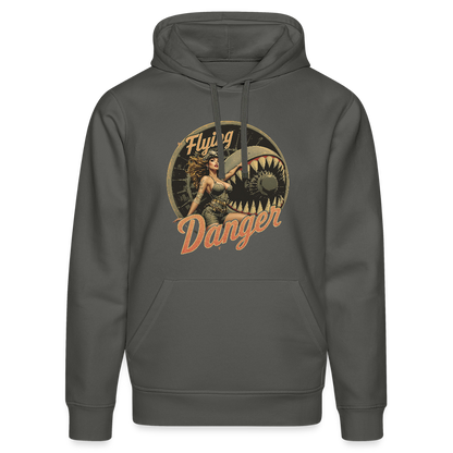 Flying Danger -  Bio-Hoodie - Anthrazit