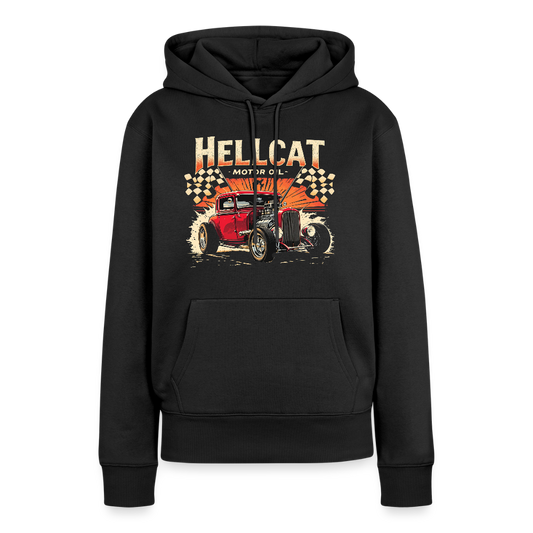 Frauen Premium Hoodie - Schwarz