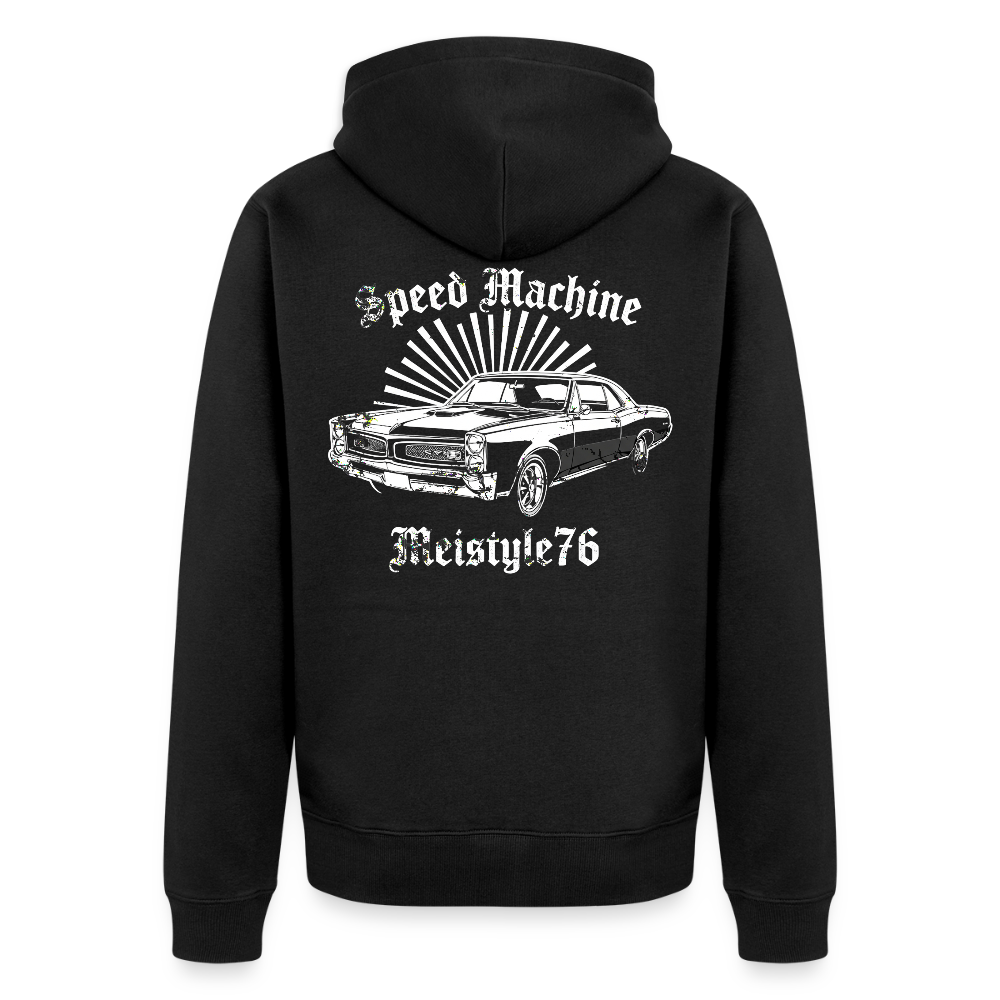 Speed Machine - Männer Premium Kapuzenjacke - Schwarz