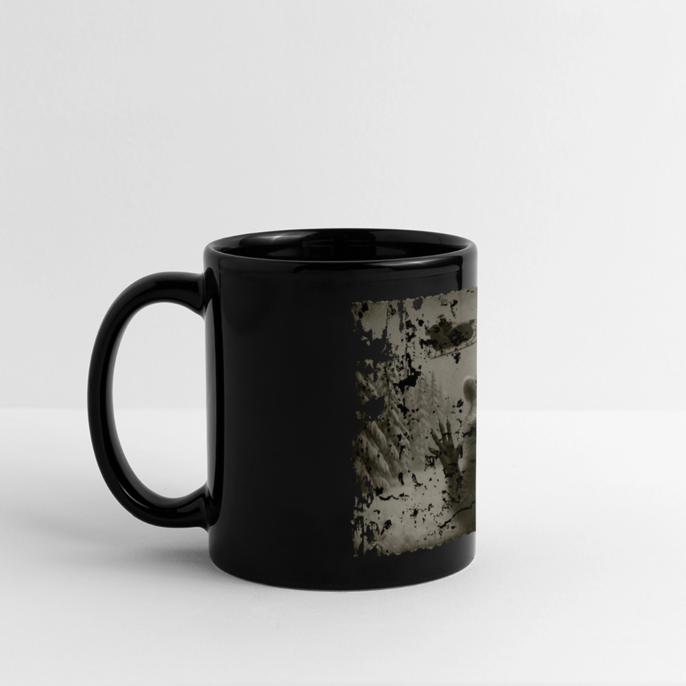 Panoramatasse farbig - Schwarz