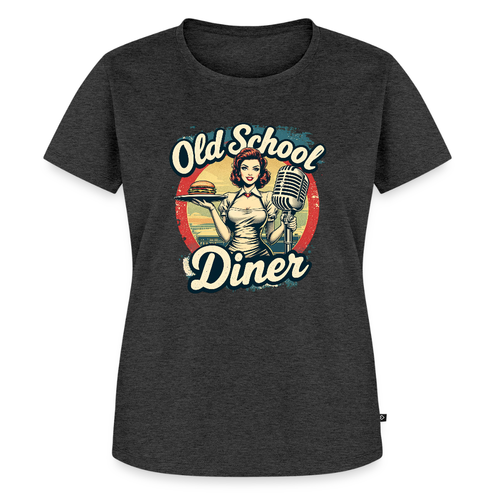 Frauen Premium T-Shirt - Anthrazit meliert