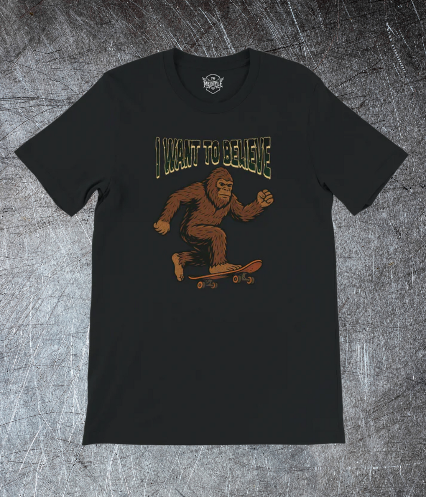🛹 I Want to Believe – Bigfoot on Board